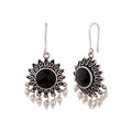 Work Essentials Round Cut Gem Earrings