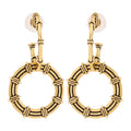 Woven Wonders Twill Weaving Detachable Statement Dangler Earrings