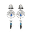 Boho Tribe Bohemian Phases oxidierte Ohrringe für Damen