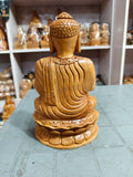 Handgefertigte Buddha-Figur aus Kadam-Holz